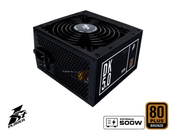 FUENTE DE PODER IST PLAYER GAMING 500 WATS 80 PLUS BRONCE