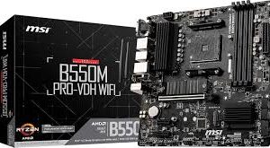 PLACA MADRE MSI B550M PRO VDH WIFI (AM4) (DDR4)
