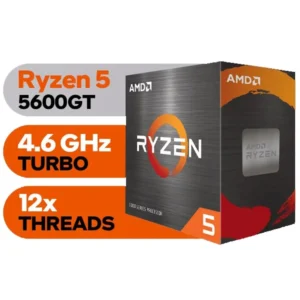 PROCESADOR AMD RYZEN 5 5600GT 3.66GHZ MAX 4.4GHZ CON VIDEO